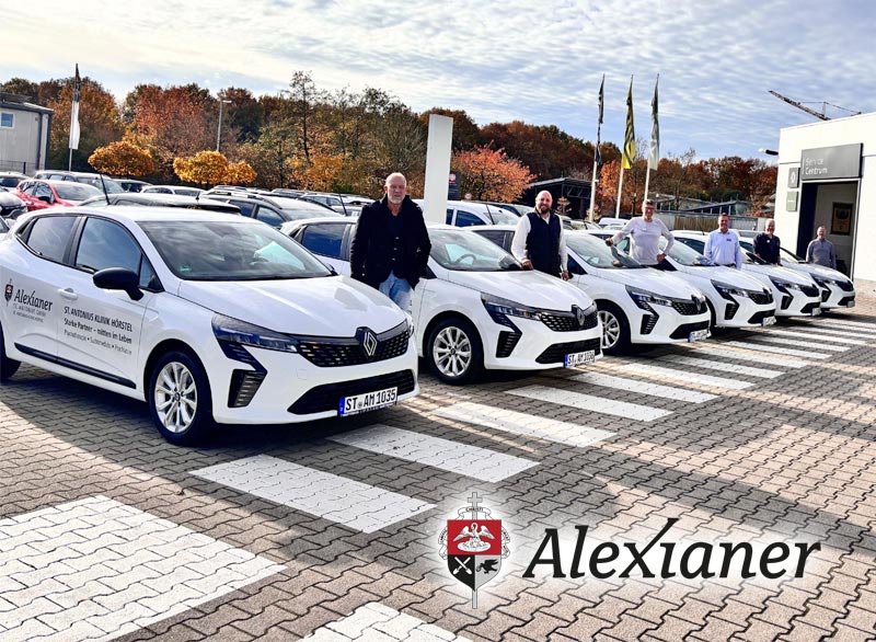 Alexianer Hörstel fahren Clio von der Autowelt Hartmann