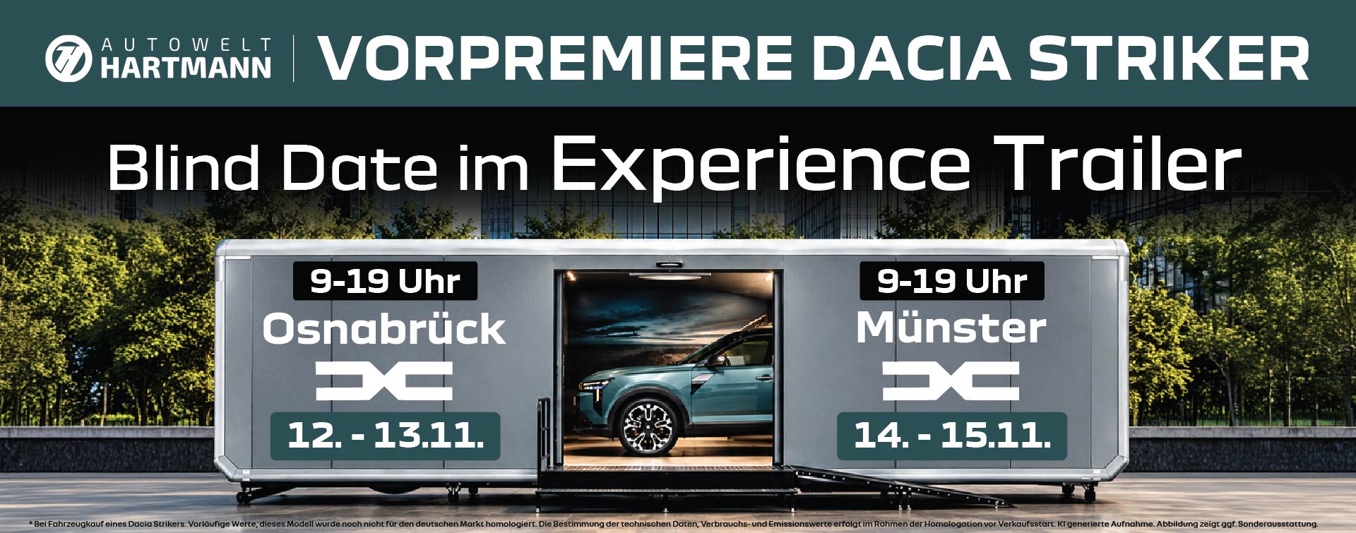 Dacia Striker Vorpremiere