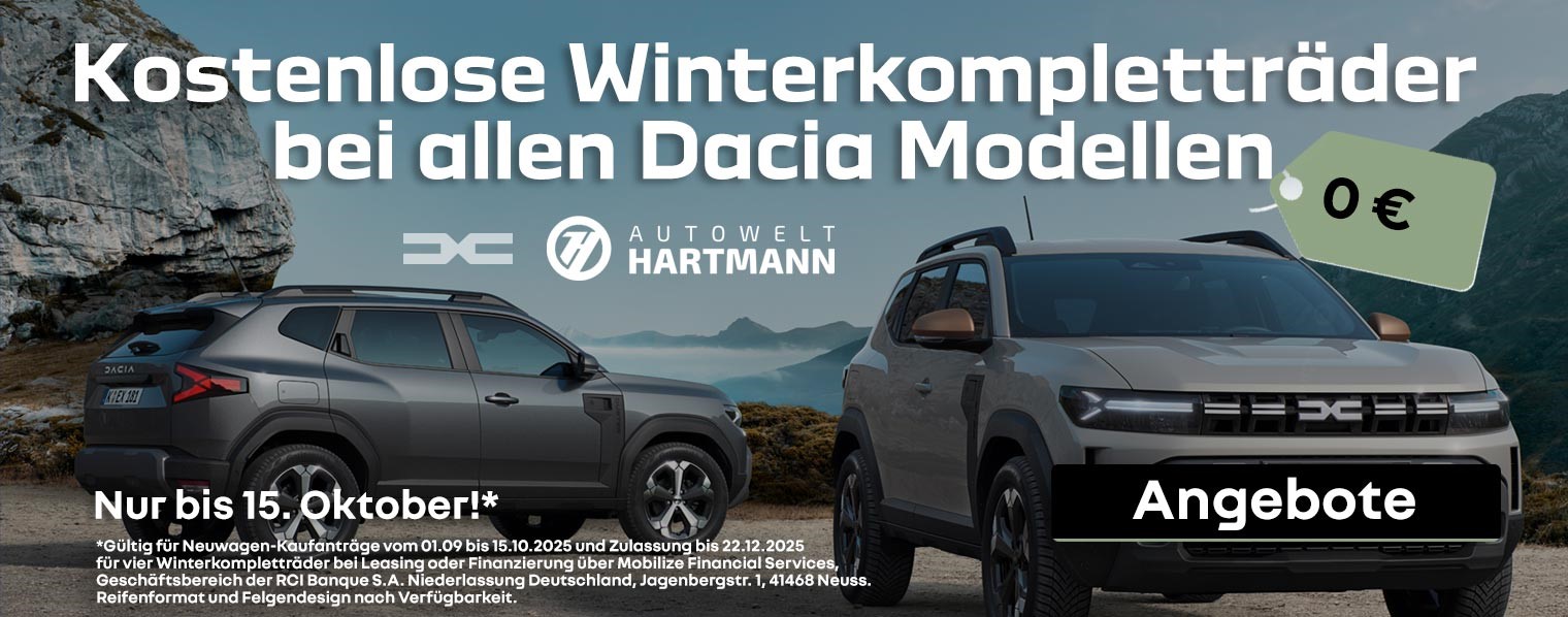 Dacia Winterkompletträder Aktion