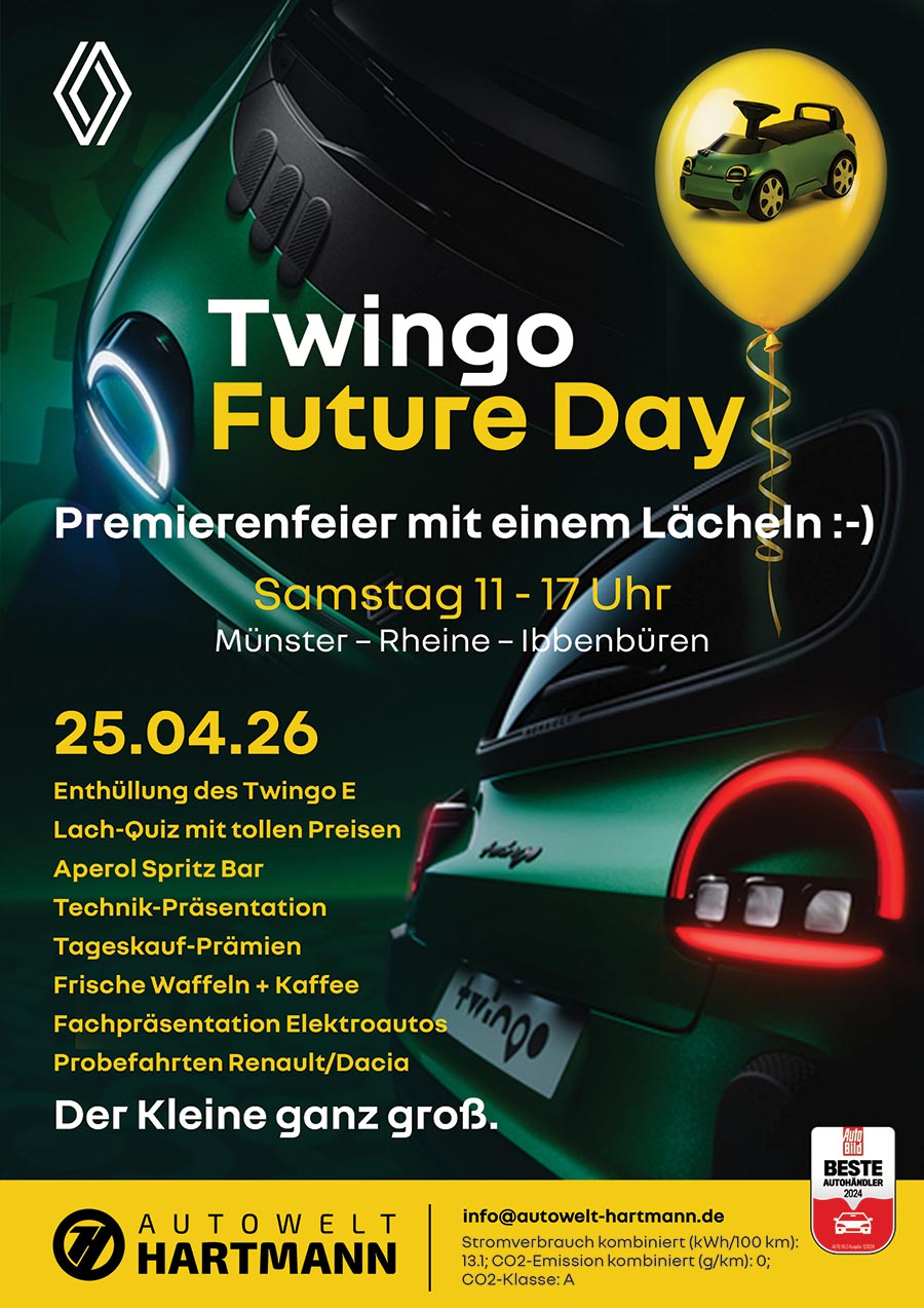 Premiere Renault Twingo Autowelt Hartmann