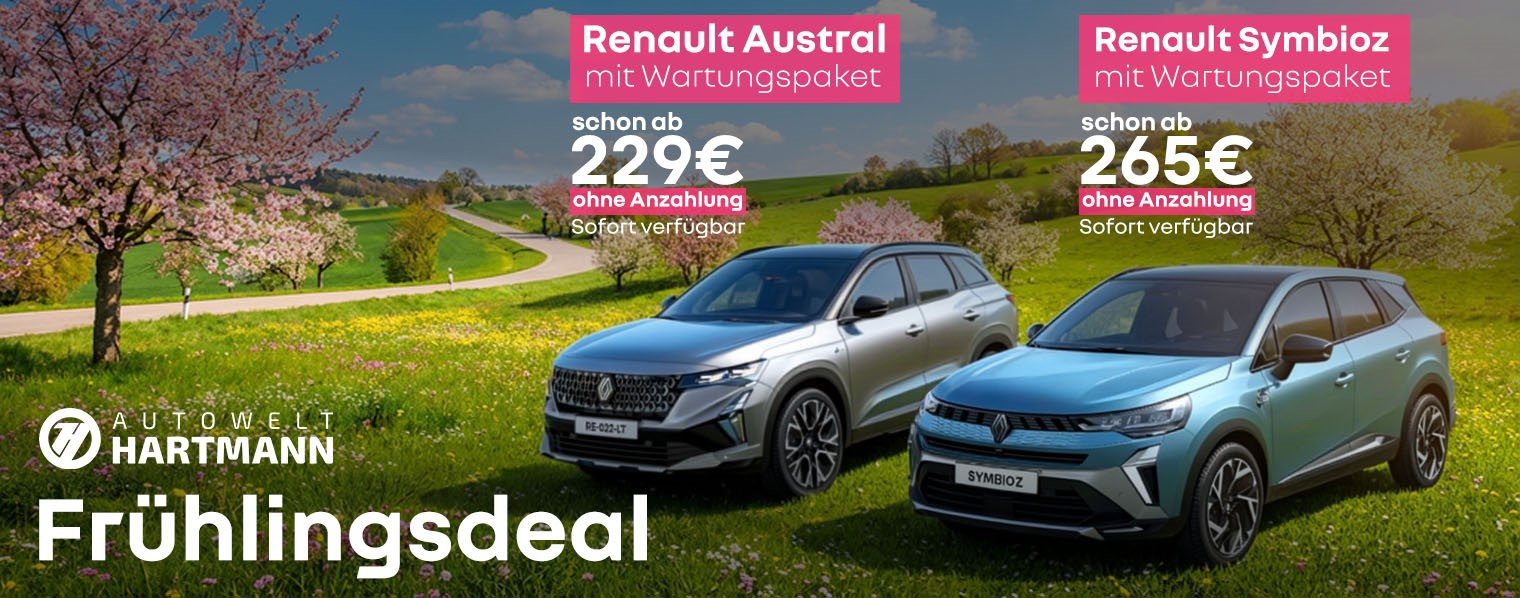 Austral und Symbioz Leasing Autowelt Hartmann