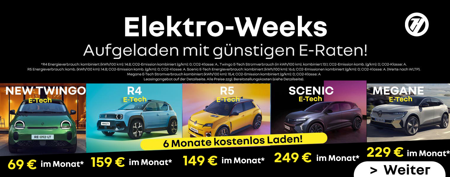 Elektro Weeks bei Renault Hartmann