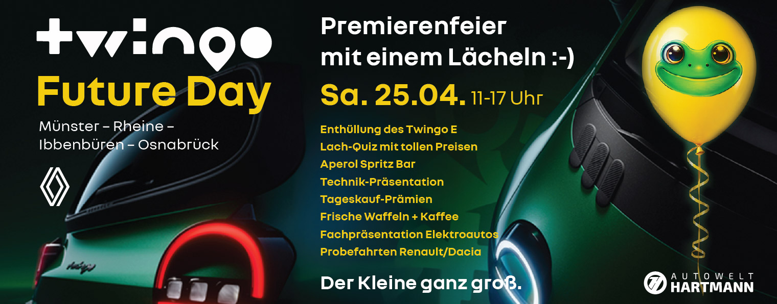 Renault Twingo Premierenfeier in der Autowelt Hartmann