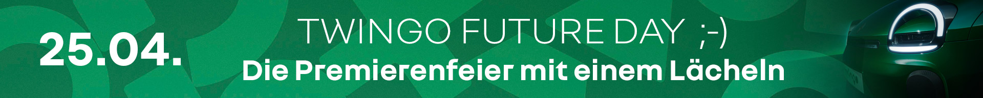 Renault Twingo Together Veranstaltung 25.04.2026