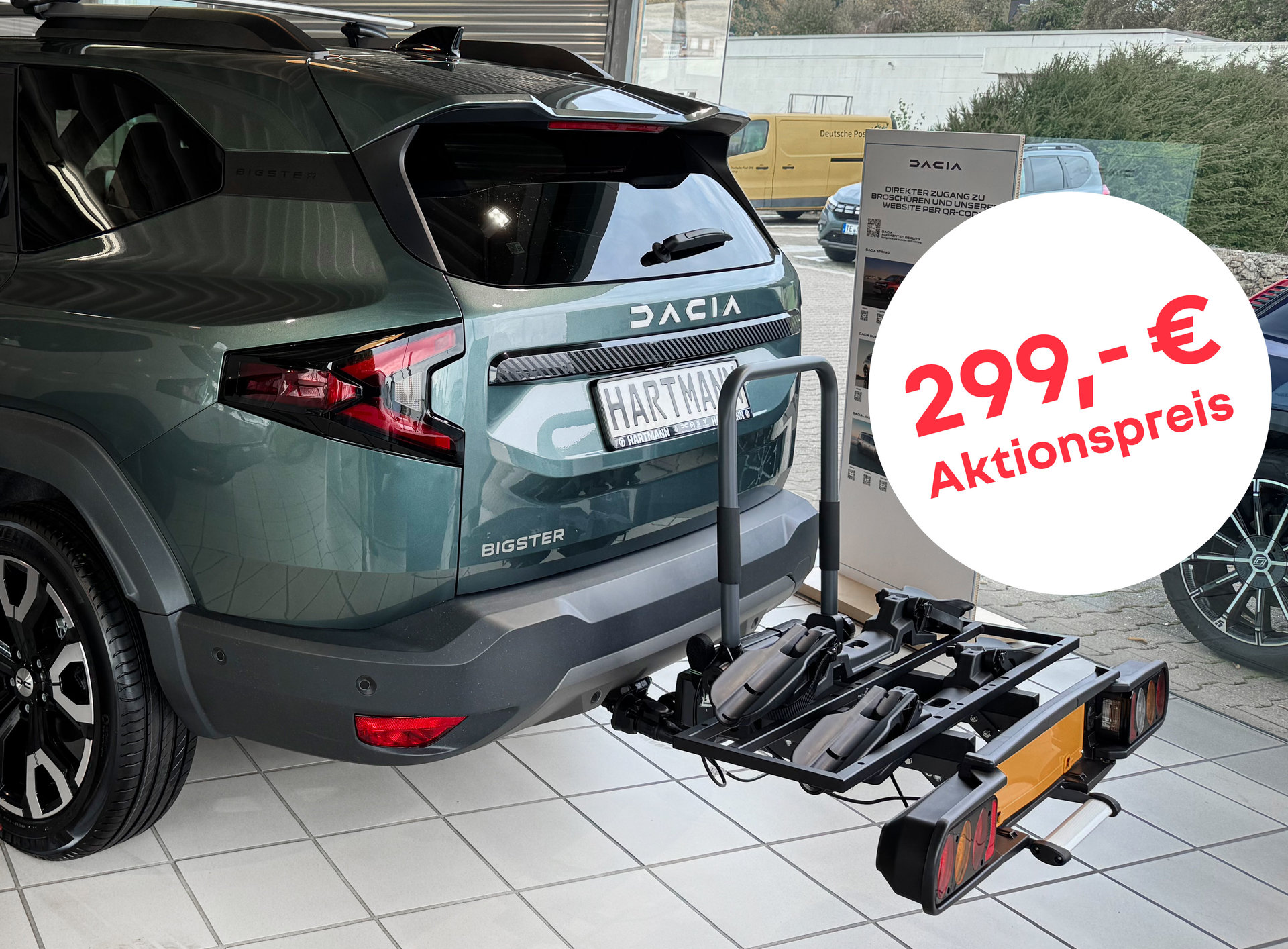 Fahrradträger Angebot 299€ für 2 Ebikes