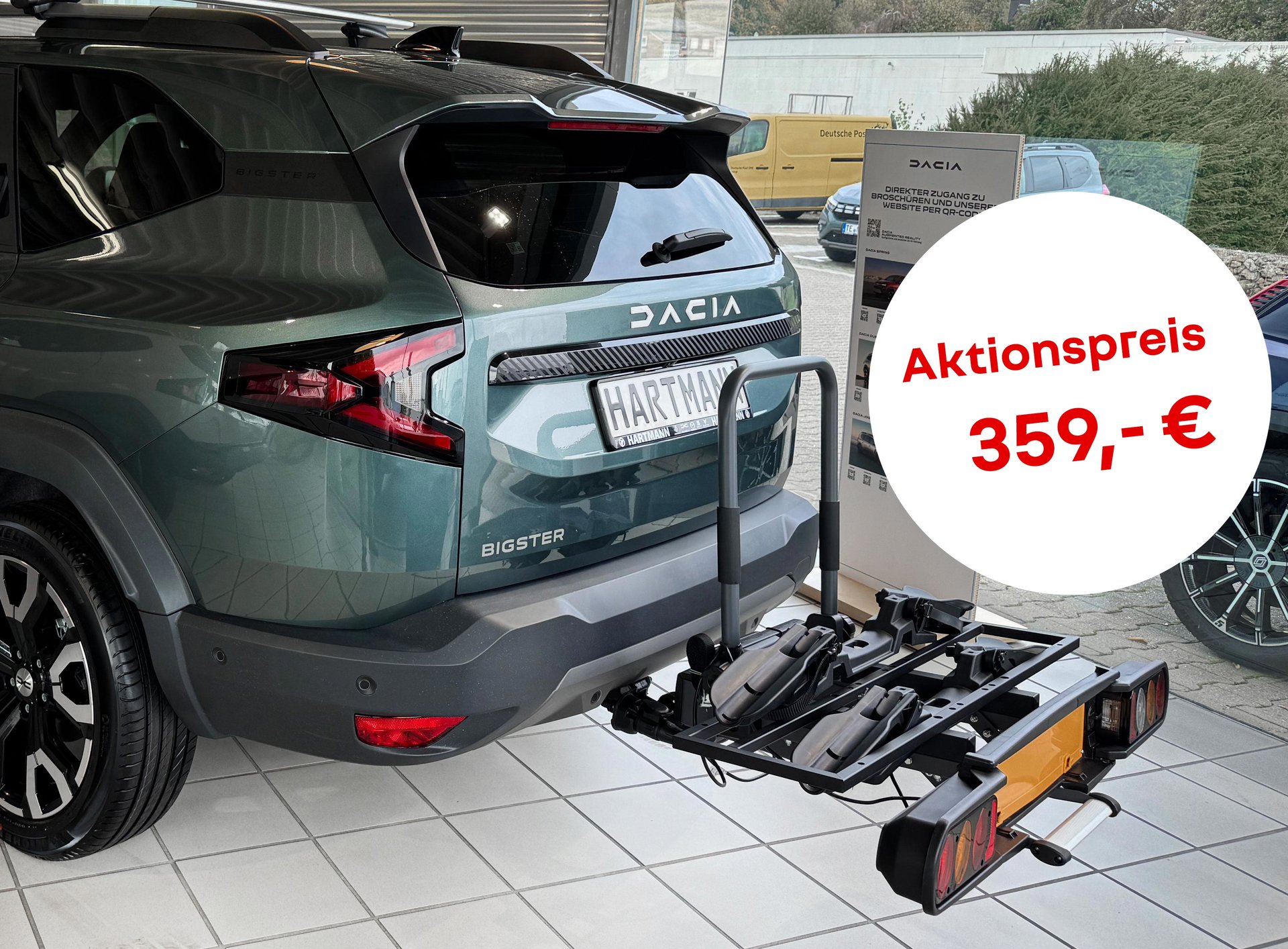 Fahrradträger Angebot 299€ für 2 Ebikes