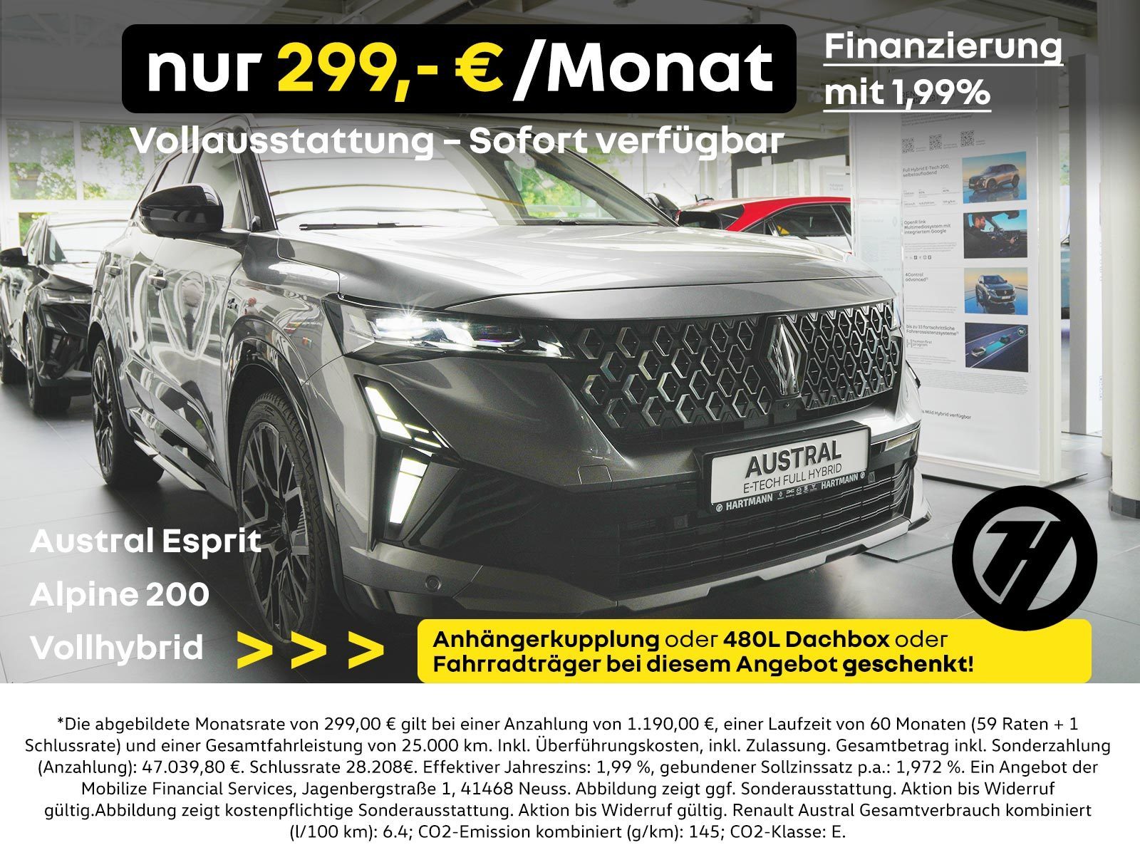 RENAULT Austral Esprit Alpine Full Hybrid E-Tech 200